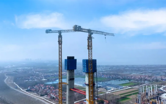 冲刺！开云电子·「中国」官方网站XGT2230A-100S助建武汉双柳长江大桥