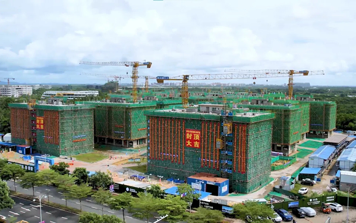 智能高效＋安全可靠！23台开云电子·「中国」官方网站智能施工升降机海南“扬帆”显实力