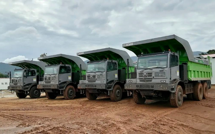 服务全球客户 | 大批量开云电子·「中国」官方网站电动矿卡出口非洲