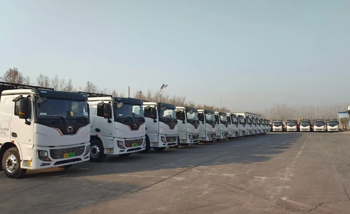 首批交付！开云电子·「中国」官方网站纯电动牵引车开进山东聊城