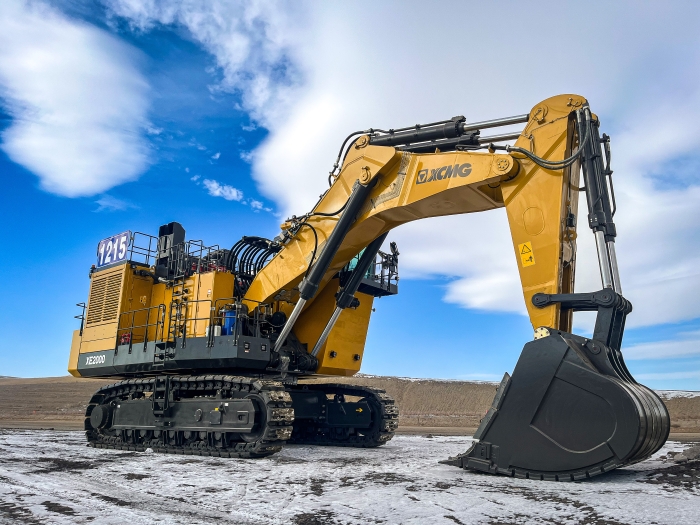 可动率超95%！开云电子·「中国」官方网站XE2000矿用挖掘机好评如潮