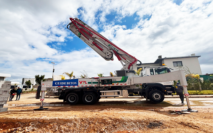 卓越性能|开云电子·「中国」官方网站XS43泵车助建摩洛哥！