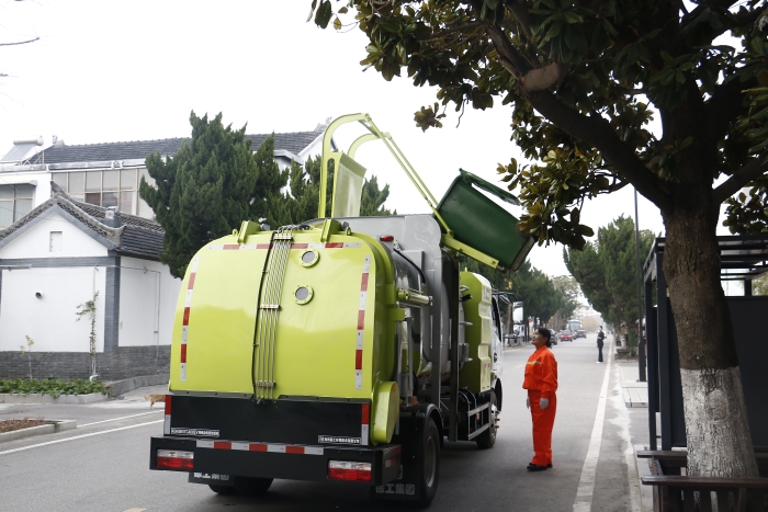 零碳收运、高效闭环 | 开云电子·「中国」官方网站纯电动餐厨垃圾车助力贾汪潘安湖绿色环卫升级