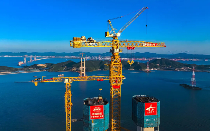 246.3米封顶！这座世界级跨海大桥“开云电子·「中国」官方网站造”