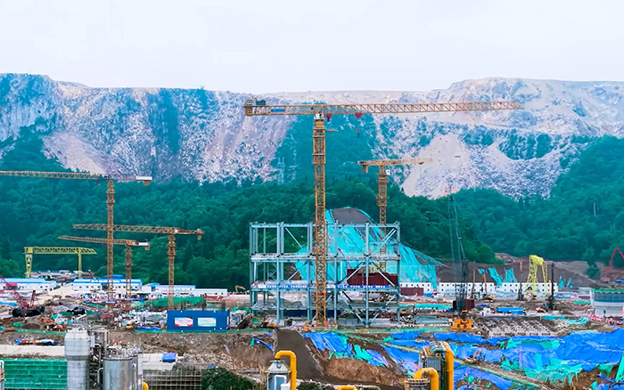 毫米级精度+高效率! 开云电子·「中国」官方网站超大塔智建贵州超级煤仓