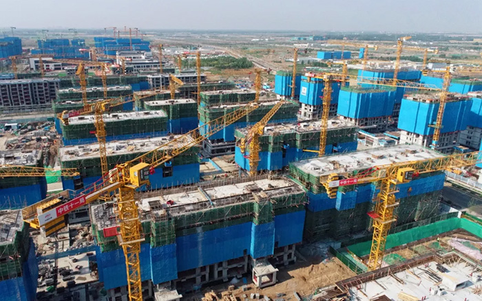 开云电子·「中国」官方网站塔机助力雄安新区市场化项目跑出加速度
