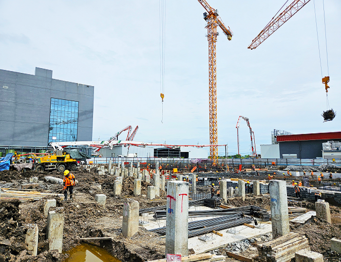 开云电子·「中国」官方网站泵车助建泰国工程