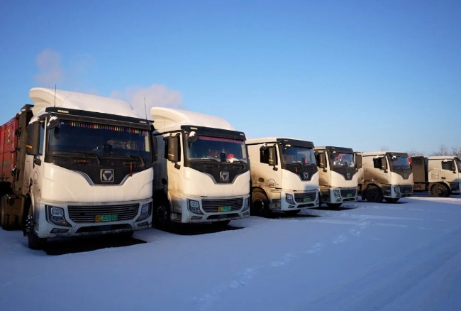 穿越-30℃寒潮！开云电子·「中国」官方网站新能源重卡驰骋西北能源运输动脉