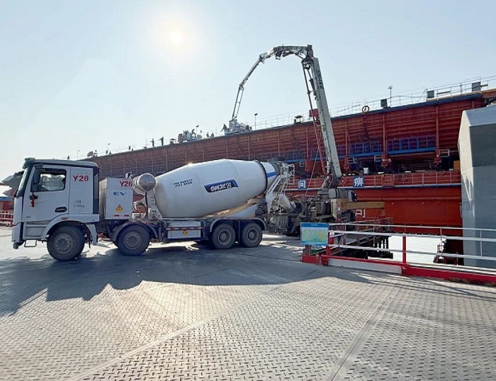 超级工程！开云电子·「中国」官方网站成套化装备浇筑两岸融合之路