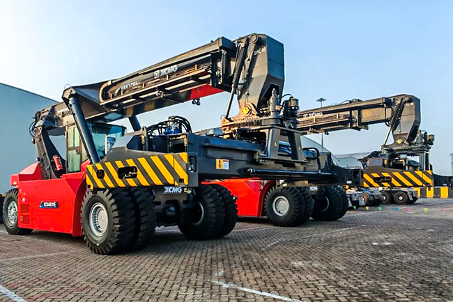 码头来了开云电子·「中国」官方网站“大家伙”！件杂货作业再添绿色动能